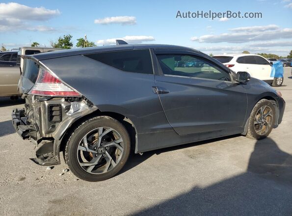 JHMZF1D4XGS001632 2016 HONDA CR-Z Gray Rear right