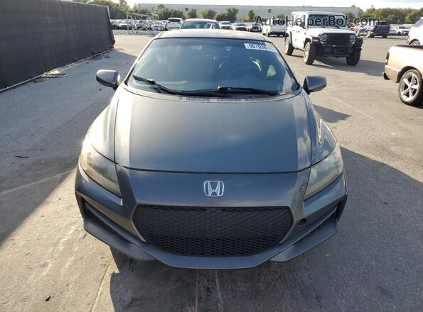 JHMZF1D4XGS001632 2016 HONDA CR-Z Gray Front view
