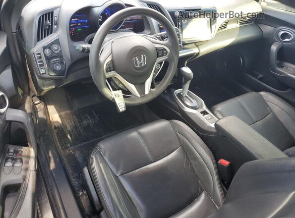 JHMZF1D4XGS001632 2016 HONDA CR-Z Gray Dashboard view