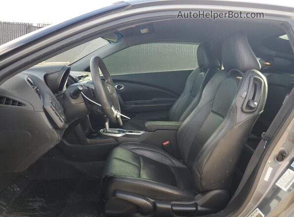 JHMZF1D4XGS001632 2016 HONDA CR-Z Gray Front interior view