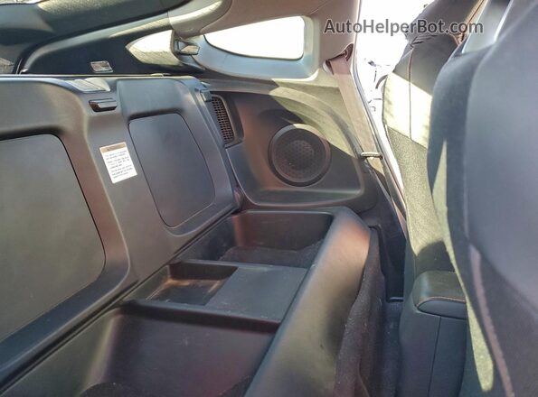 JHMZF1D61GS001472 2016 HONDA CR-Z White Rear seats view