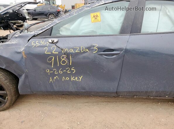 JM1BPACL7N1509181 2022 MAZDA 3 Синий Вид салона спереди