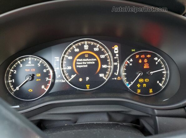 JM1BPACM6S1763744 2025 MAZDA 3 Black ხელსაწყოთა პანელის ხედი