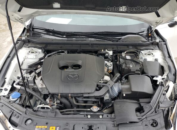 JM1BPAKM0P1614836 2023 MAZDA 3 White Widok wnętrza z tyłu