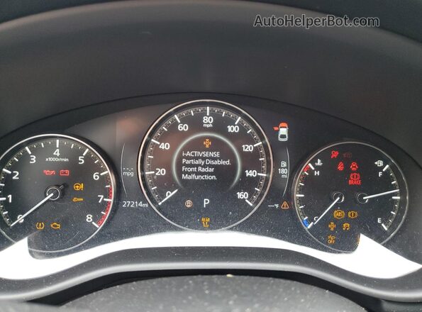 JM1BPALM8R1650971 2024 MAZDA 3 Gray Вид щитка приладів