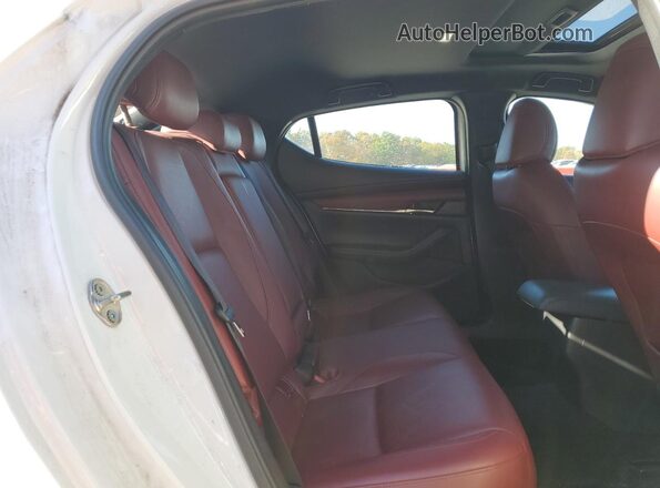 JM1BPAML5M1314533 2021 MAZDA 3 White უკანა სავარძლების ხედი