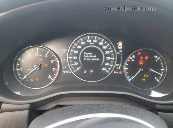 JM1BPBCM4S1775526 2025 MAZDA 3 Black Widok zestawu wskaźników