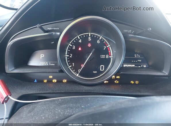 JM1DKDB74L1469622 2020 MAZDA CX-3 Black უკანა სავარძლების ხედი