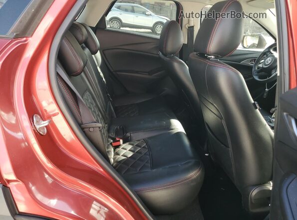 JM1DKDB77K1446267 2019 MAZDA CX-3 Red უკანა სავარძლების ხედი
