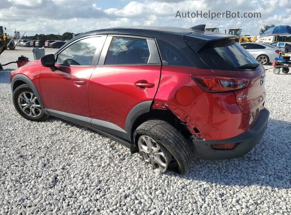 JM1DKDB77K1446267 2019 MAZDA CX-3 Red უკანა მარცხენა