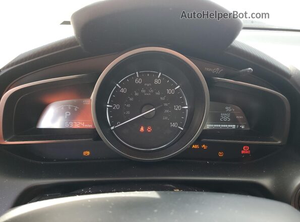 JM1DKDB77K1446267 2019 MAZDA CX-3 Red ხელსაწყოთა პანელის ხედი