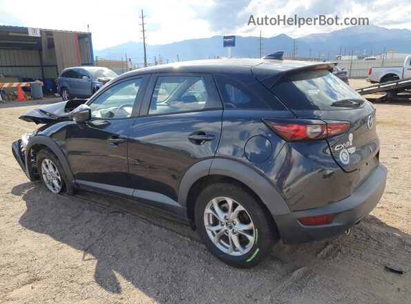 JM1DKDB7XL1465302 2020 MAZDA CX-3 Black უკანა მარცხენა