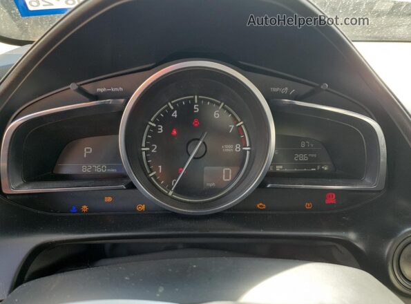 JM1DKDB7XL1465302 2020 MAZDA CX-3 Black ხელსაწყოთა პანელის ხედი
