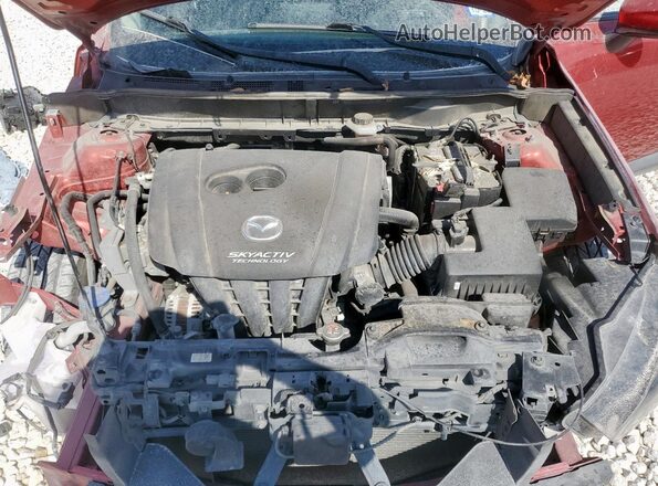 JM1DKDB7XL1473755 2020 MAZDA CX-3 Красный Вид задней части салона