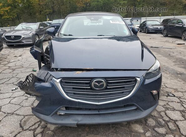 JM1DKDC77K0413435 2019 MAZDA CX-3 Blue Вид спереду