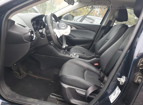 JM1DKDC77K0413435 2019 MAZDA CX-3 Blue Вид салону спереду