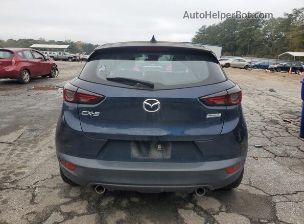 JM1DKDC77K0413435 2019 MAZDA CX-3 Blue Вид ззаду