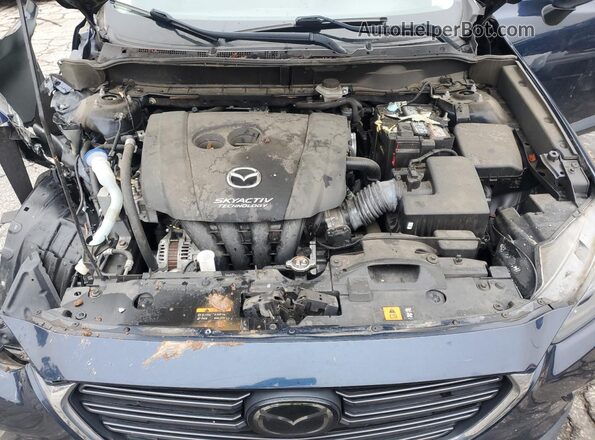 JM1DKDC77K0413435 2019 MAZDA CX-3 Blue Вид задньої частини салону