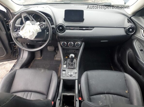 JM1DKDC77K0413435 2019 MAZDA CX-3 Blue Вид панелі приладів