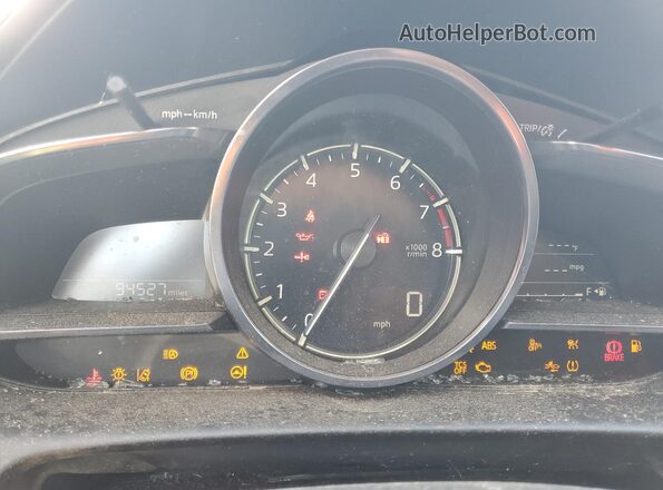 JM1DKDD78K0403494 2019 MAZDA CX-3 White Вид щитка приладів