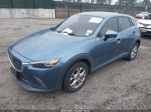 JM1DKFB76L1470704 2020 MAZDA CX-3 Light Blue წინა მარცხენა ხედი სამი მეოთხედიდან