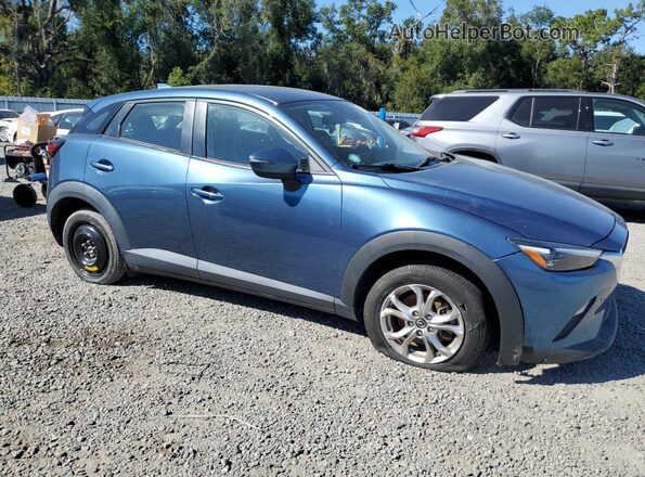 JM1DKFB76L1471447 2020 MAZDA CX-3 Blue წინა მარჯვენა
