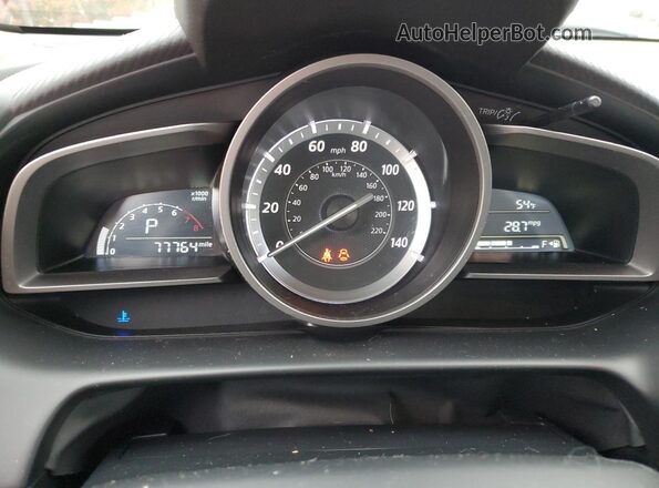 JM1DKFC73H0141888 2017 MAZDA CX-3 Red Widok zestawu wskaźników