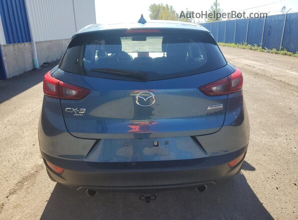 JM1DKFD76J0331432 2018 MAZDA CX-3 Blue უკანა ხედი