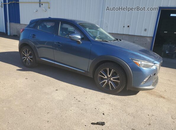 JM1DKFD76J0331432 2018 MAZDA CX-3 Blue წინა მარჯვენა