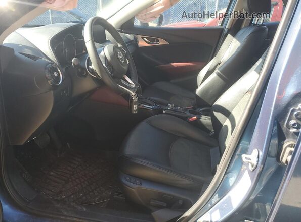 JM1DKFD76J0331432 2018 MAZDA CX-3 Blue წინა სალონის ხედი