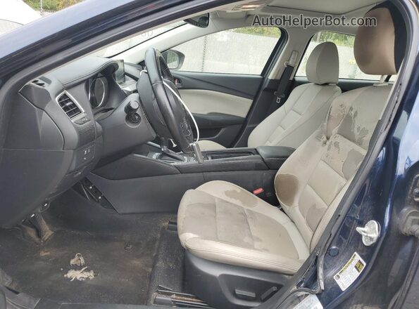 JM1GJ1T5XG1404985 2016 MAZDA 6 Blue Vista interior delantera