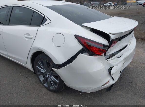 JM1GL1TY1M1616447 2021 MAZDA 6 White Вид спереду