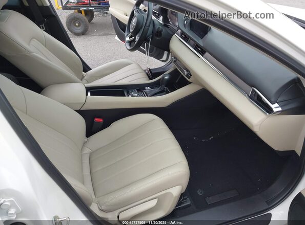 JM1GL1TY1M1616447 2021 MAZDA 6 White Вид салону спереду