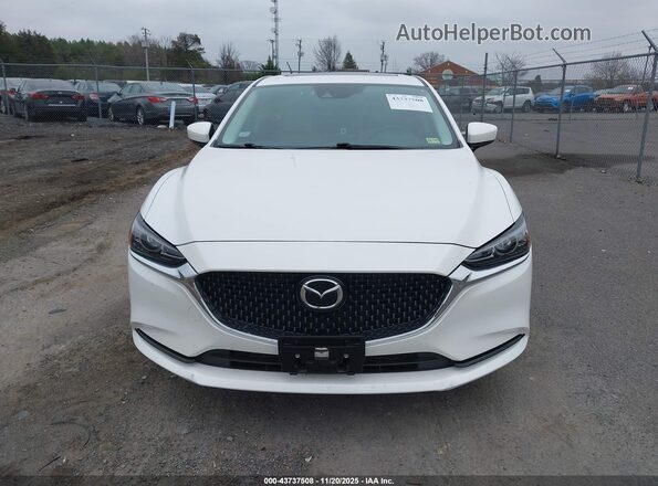 JM1GL1TY1M1616447 2021 MAZDA 6 White Вид щитка приладів