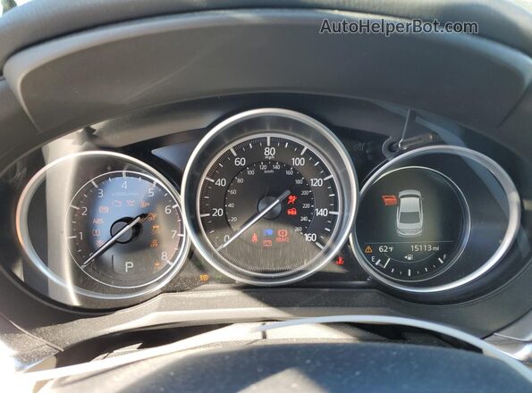 JM1GL1TY4L1512291 2020 MAZDA 6 White Vista del cuadro de instrumentos