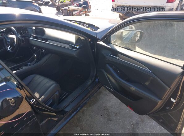 JM1GL1TY5M1609193 2021 MAZDA 6 Black Front interior view
