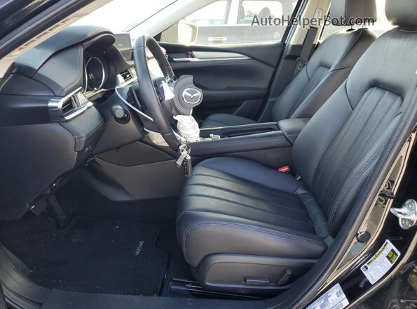JM1GL1TY9K1507831 2019 MAZDA 6 Black Вид салону спереду