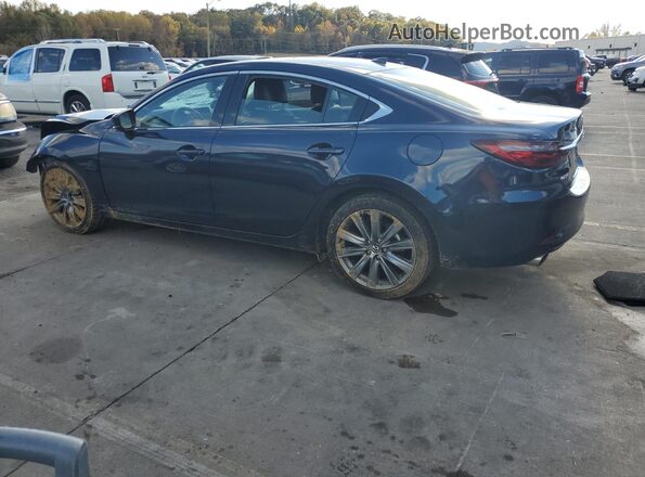 JM1GL1TY9M1606412 2021 MAZDA 6 Blue Tył lewy