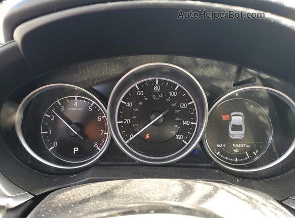 JM1GL1TY9M1606412 2021 MAZDA 6 Blue Widok zestawu wskaźników