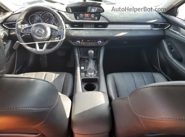 JM1GL1TY9M1606412 2021 MAZDA 6 Blue Widok deski rozdzielczej