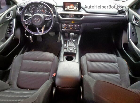 JM1GL1U54H1148871 2017 MAZDA 6 Black Vista del salpicadero
