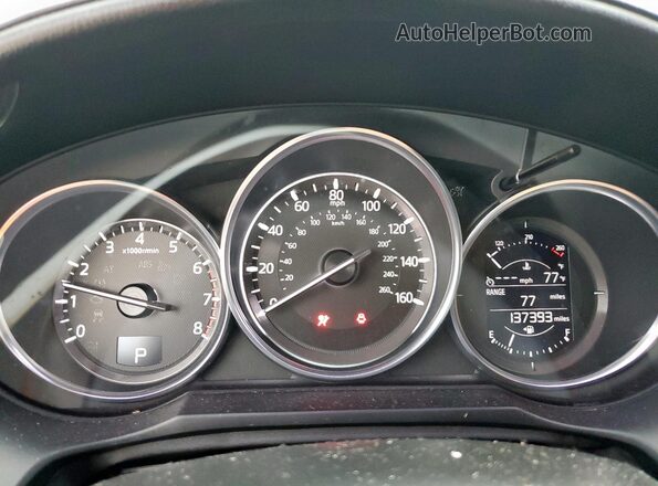 JM1GL1U54H1148871 2017 MAZDA 6 Black Vista del cuadro de instrumentos