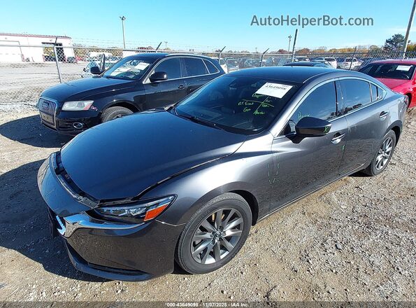 JM1GL1UM5L1519925 2020 MAZDA 6 Black წინა მარცხენა ხედი სამი მეოთხედიდან