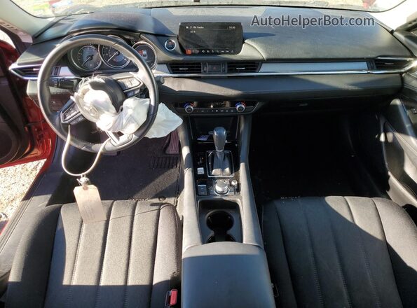 JM1GL1UM8K1506973 2019 MAZDA 6 Red Առջևի վահանակի տեսք