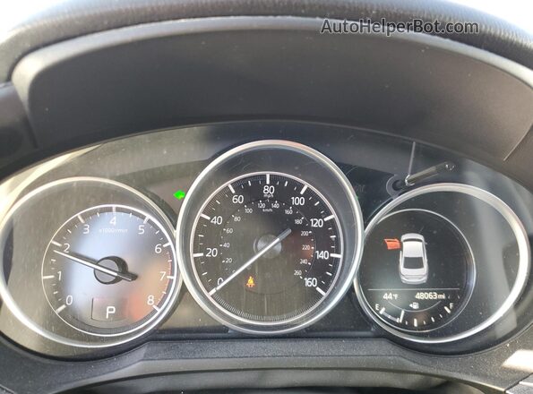 JM1GL1UM8K1506973 2019 MAZDA 6 Red Սարքավորումների վահանակի տեսք