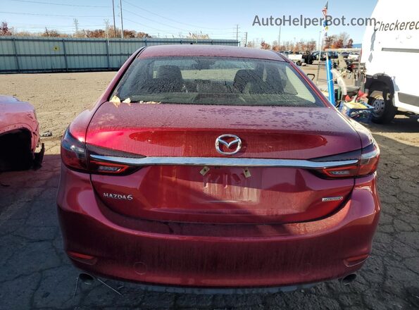 JM1GL1UM8K1506973 2019 MAZDA 6 Red Հետևի տեսք