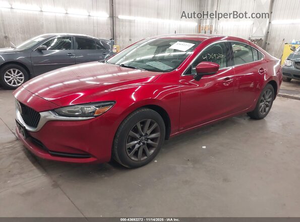 JM1GL1UM8K1508318 2019 MAZDA 6 Red Front left