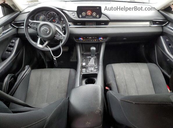 JM1GL1UM9L1519796 2020 MAZDA 6 Charcoal წინა პანელის ხედი