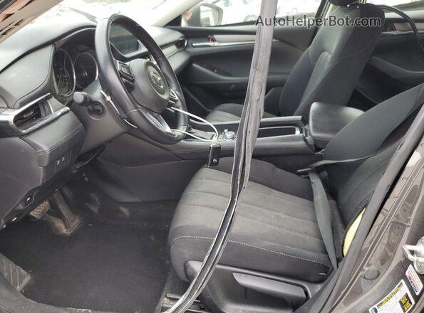 JM1GL1UM9L1519796 2020 MAZDA 6 Charcoal წინა სალონის ხედი