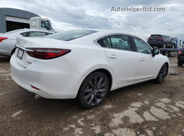 JM1GL1VM0M1604851 2021 MAZDA 6 White უკანა მარჯვენა